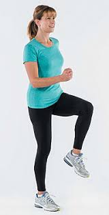 Women marching in one place, Cura Advanced physiotherapy
