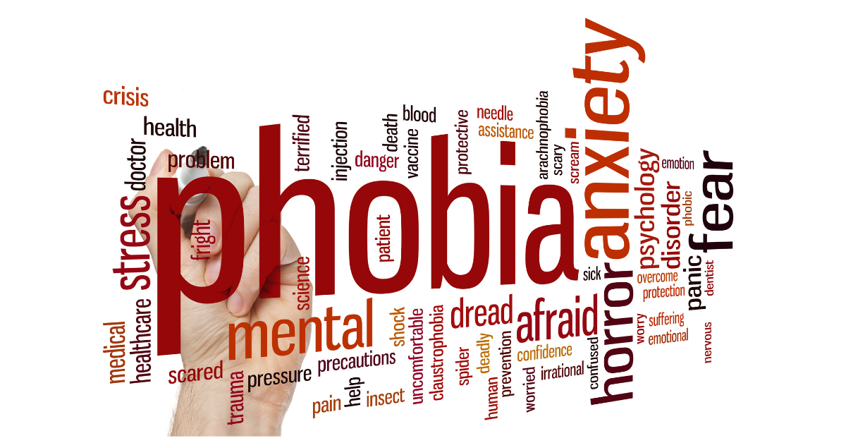 different types of phobia